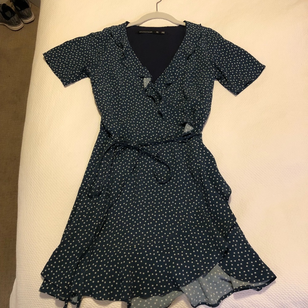 Backstage Ruffle Mini Dress - Picture 5 of 6